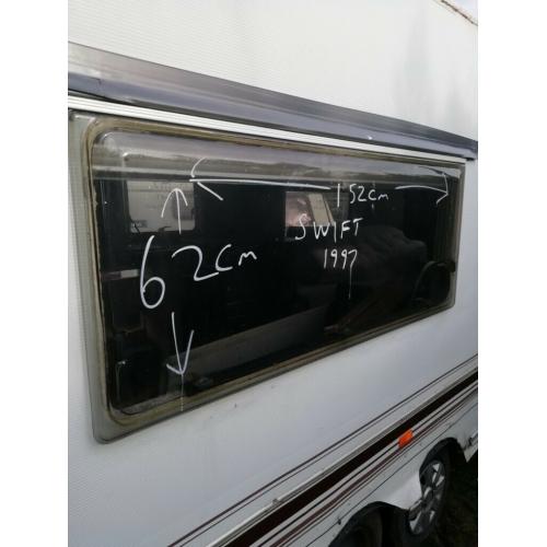 Swift conquerer Caravan long side window