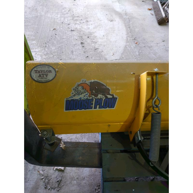 Atv snow plough