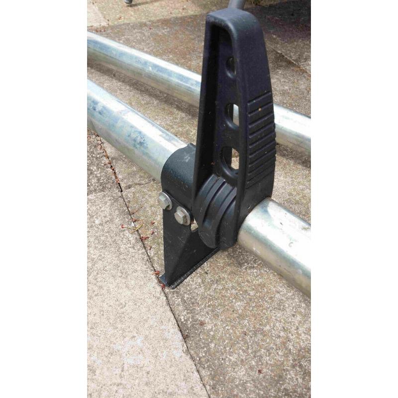 Rhino Delta Roof Bars x 2 for SWB Low roof Fiat Ducato 2006 Onwards L1H1