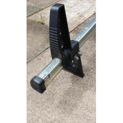 Rhino Delta Roof Bars x 2 for SWB Low roof Fiat Ducato 2006 Onwards L1H1