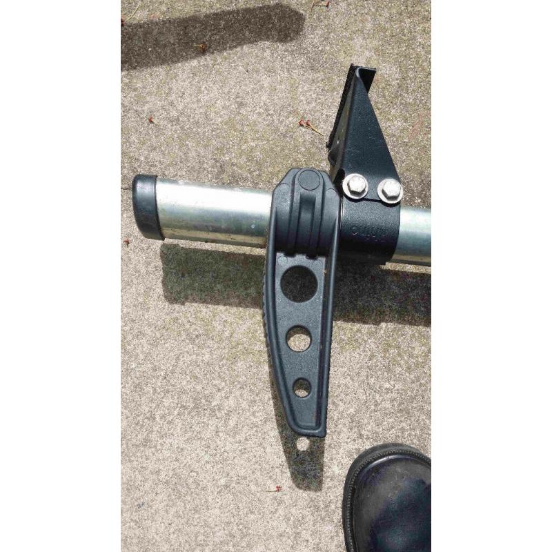 Rhino Delta Roof Bars x 2 for SWB Low roof Fiat Ducato 2006 Onwards L1H1