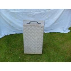 aluminium Step for caravan or horse box.