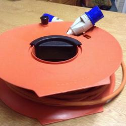 Caravan hook up cable 25 metres on cable tidy
