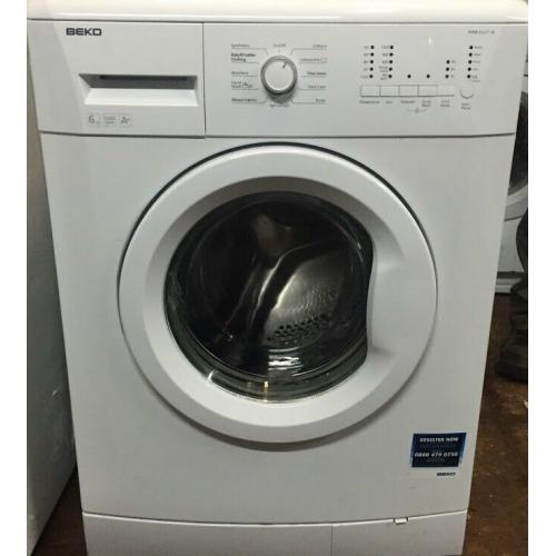 P32 Beko WMB61221 6kg 1200Spin White A+Rated Washing Machine 1YEAR WARRANTY FREE DELIVERY