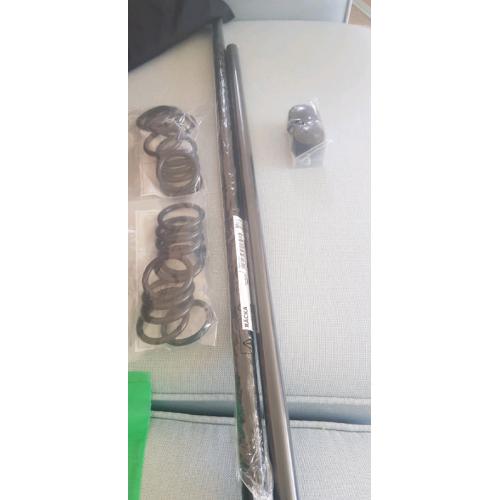 Ikea curtain pole and curtain hoops