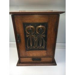 Vintage Antique Edwardian Smokers Cabinet