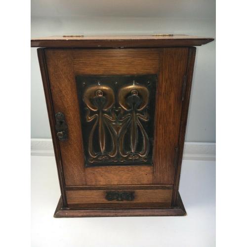 Vintage Antique Edwardian Smokers Cabinet