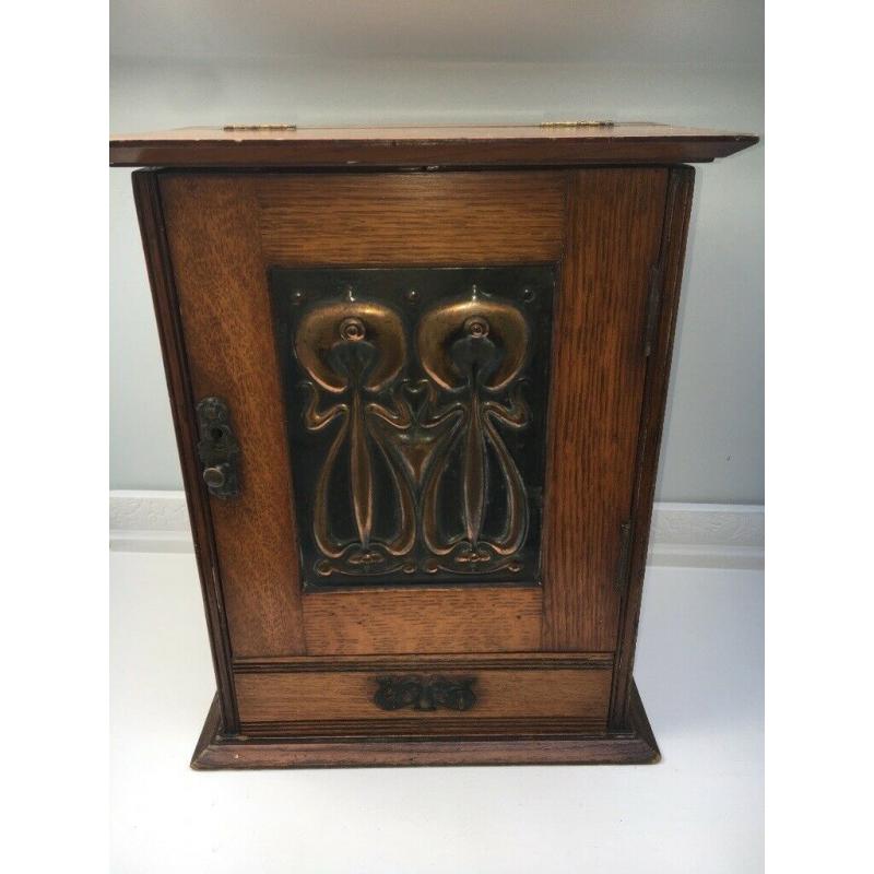 Vintage Antique Edwardian Smokers Cabinet