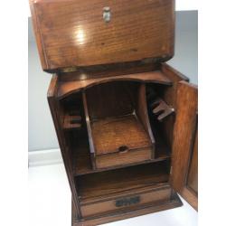 Vintage Antique Edwardian Smokers Cabinet