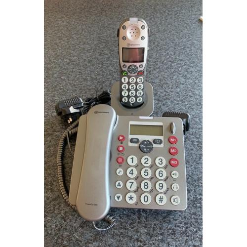 Extra Loud Telephone For Hard Of Hearing.