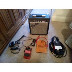 Boss loopstation rc3 fender 10g drumstation and more