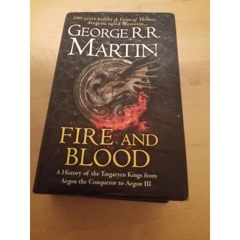 FIRE & BLOOD BY GEORGE R.R. MARTIN (PREQUEL TO GAME OF THRONES)