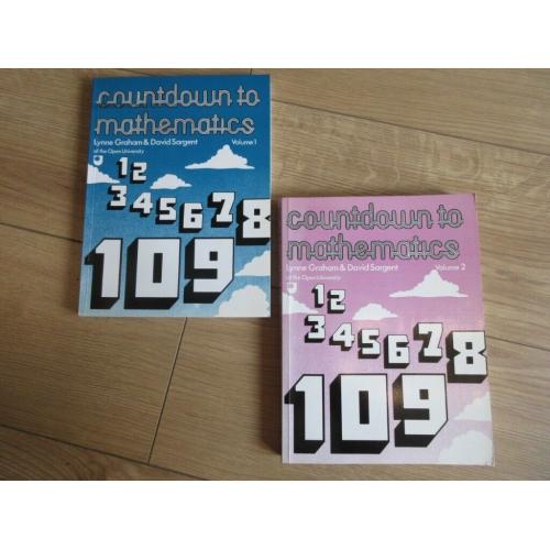 SET OF 2 MATHS BOOKS - In WELSH - secondary school level (extra help)