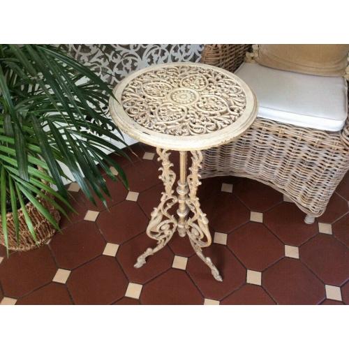 Cast iron table