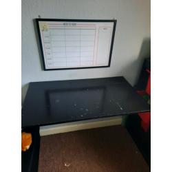 Black Wall desk