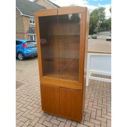 Skovby teak display cabinet