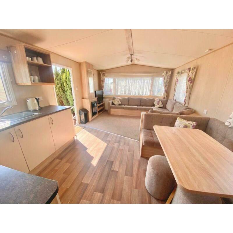 HUGE IMMACULATE 12FT CENTRAL HEATED 3 BEDROOM STATIC CARAVAN FOR SALE