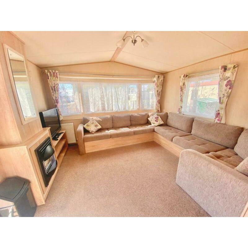HUGE IMMACULATE 12FT CENTRAL HEATED 3 BEDROOM STATIC CARAVAN FOR SALE
