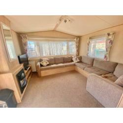 HUGE IMMACULATE 12FT CENTRAL HEATED 3 BEDROOM STATIC CARAVAN FOR SALE