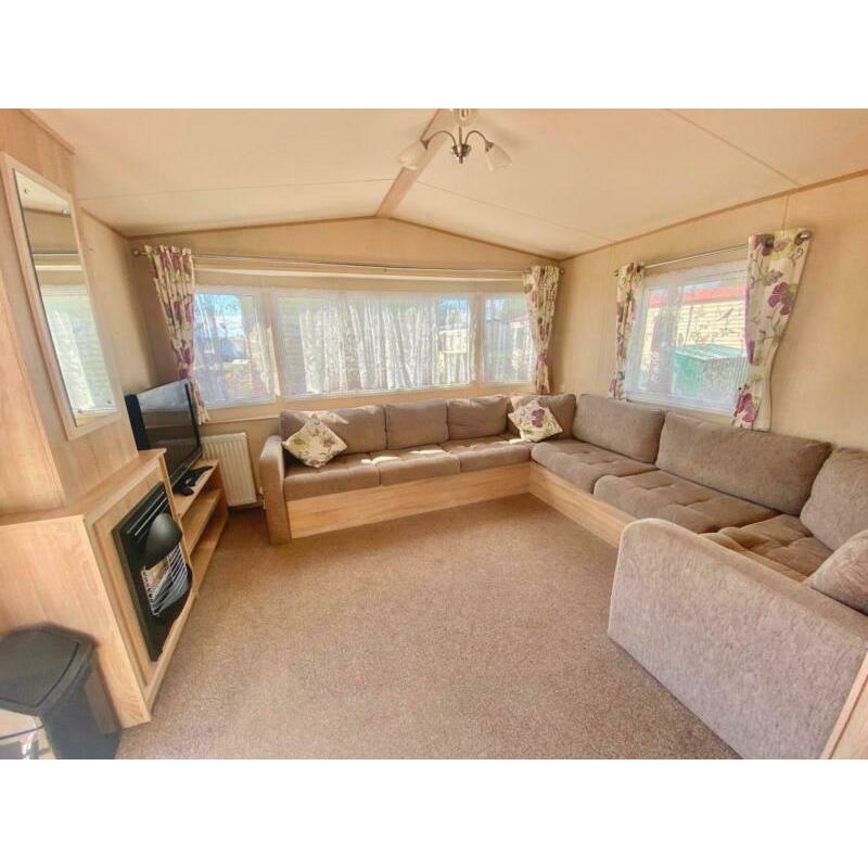 HUGE IMMACULATE 12FT CENTRAL HEATED 3 BEDROOM STATIC CARAVAN FOR SALE