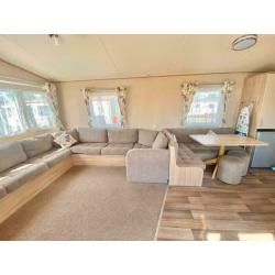 HUGE IMMACULATE 12FT CENTRAL HEATED 3 BEDROOM STATIC CARAVAN FOR SALE