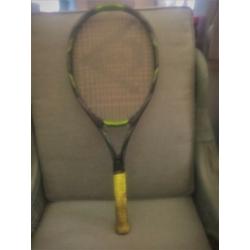 Dunlop Vibrotech Adult Tennis Racket with cover.