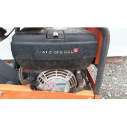 Bella Hatz diesel wacker plate