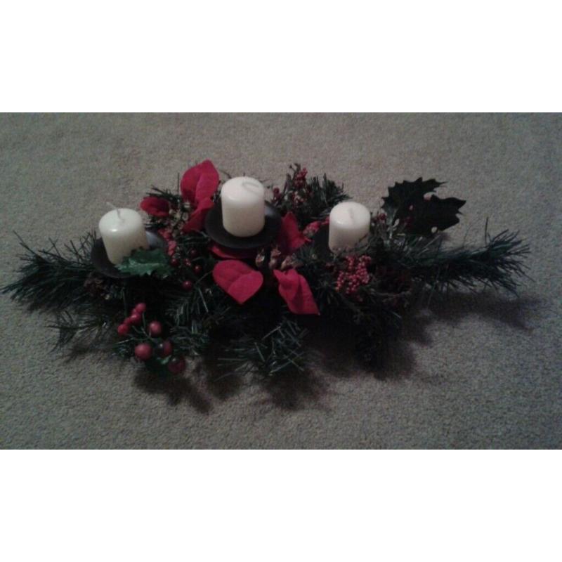 CHRISTMAS CANDLE HOLDER