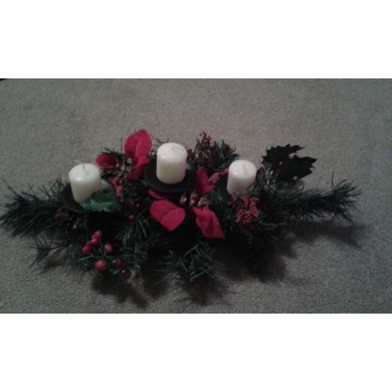 CHRISTMAS CANDLE HOLDER