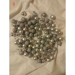 Christmas decorations baubles - all different colours and sizes