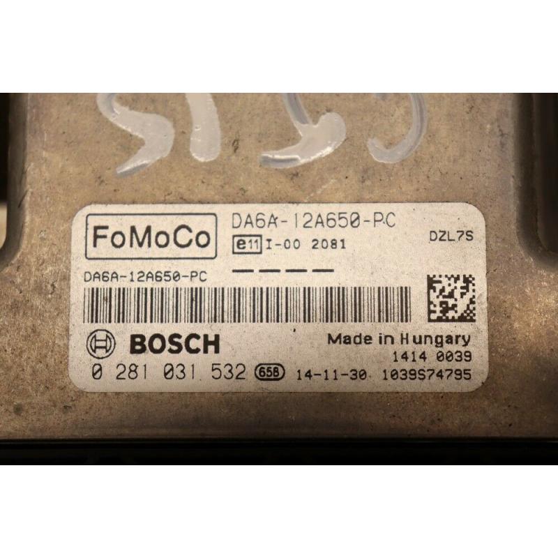 FORD FIESTA MK7 1.6 TDCI ENGINE ECU DA6A-12A650-PC 2013-17 GJ15