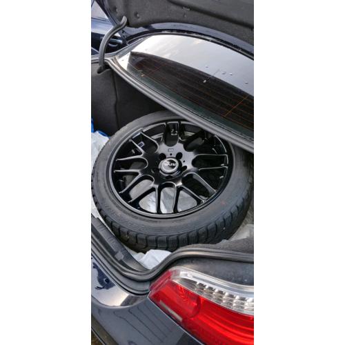 18" Black Riva Alloys + Winter Tyres