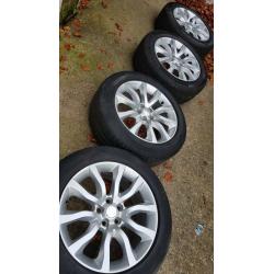 4x 20" Range Rover alloy wheels (5x120) 255/55R20 tyres Land Rover Discovery