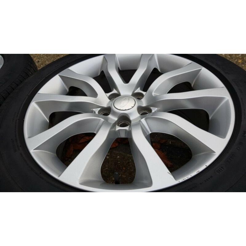 4x 20" Range Rover alloy wheels (5x120) 255/55R20 tyres Land Rover Discovery