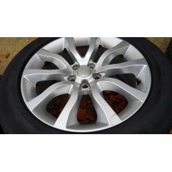 4x 20" Range Rover alloy wheels (5x120) 255/55R20 tyres Land Rover Discovery