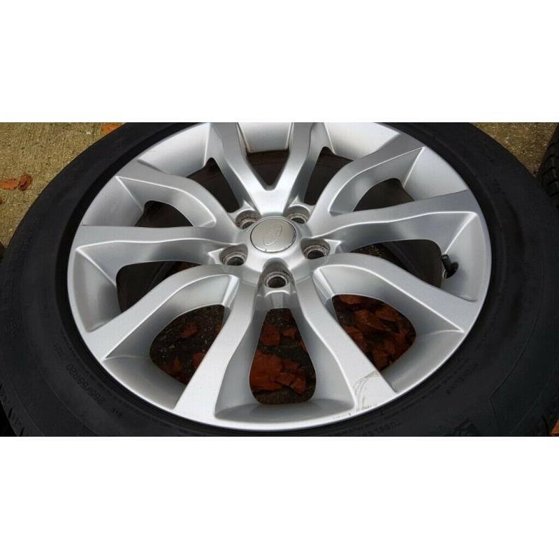 4x 20" Range Rover alloy wheels (5x120) 255/55R20 tyres Land Rover Discovery