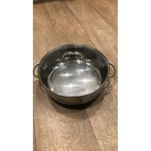 ERNESTO Cast Stainless Steel Pot w/ Lid