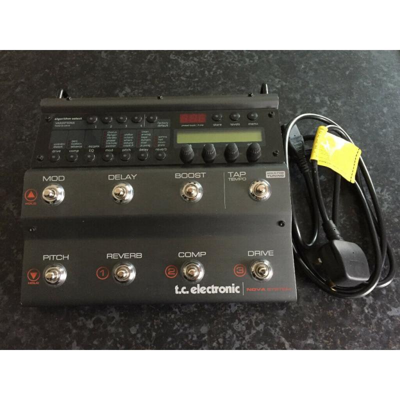 TC ELECTRONICS NOVA SYSTEM EFFECTS