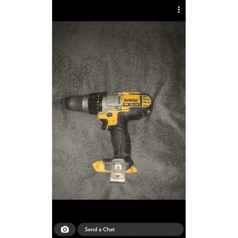 USED DEWlt COMBANATION hammer drill