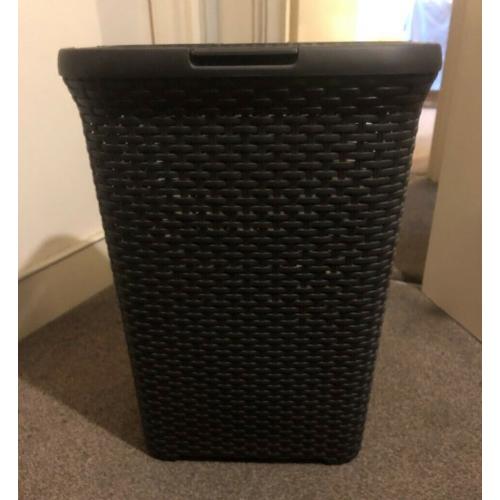 Dark Brown Laundry Basket / Laundry Bin / Laundry Storage / Laundry Hamper (60L)