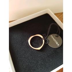 Pandora Heart Shaped Logo ring