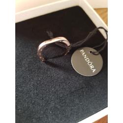 Pandora Heart Shaped Logo ring