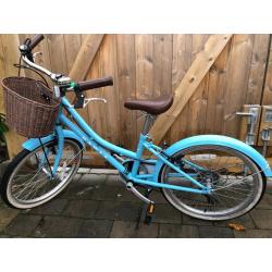 Dawes Duchess girls blue bicycle 16inch wheel
