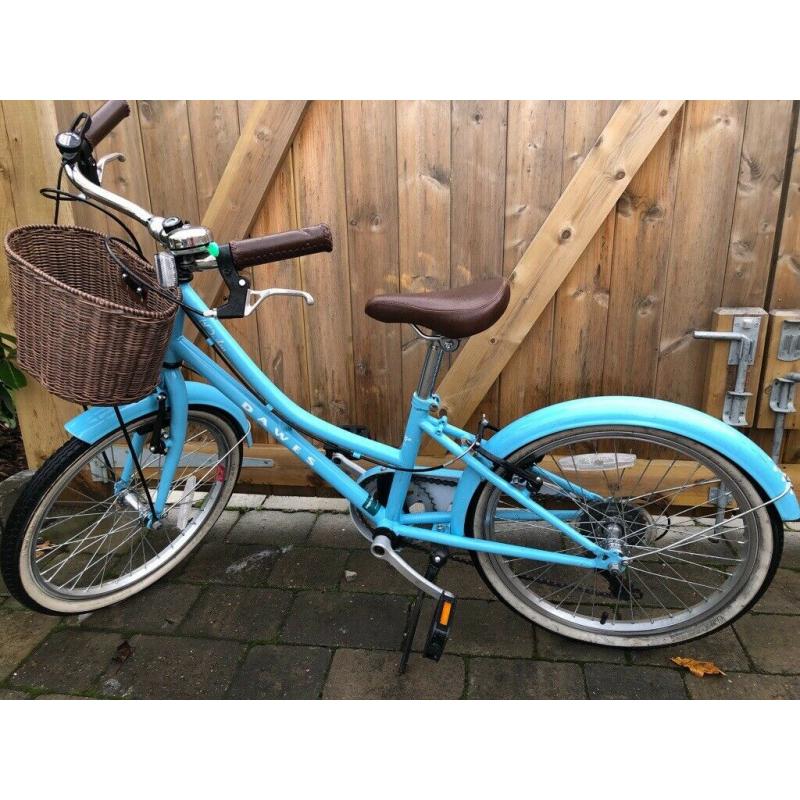 Dawes Duchess girls blue bicycle 16inch wheel