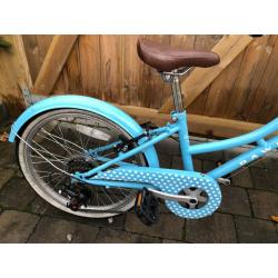 Dawes Duchess girls blue bicycle 16inch wheel