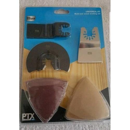 ptx multi tool 23 pcs Wood working set universal fit