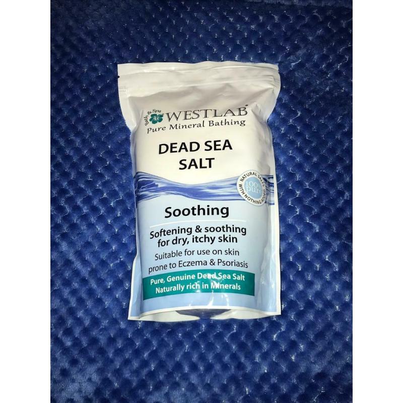 Westlab Soothing Dead Sea Salts - 1kg Bag - New