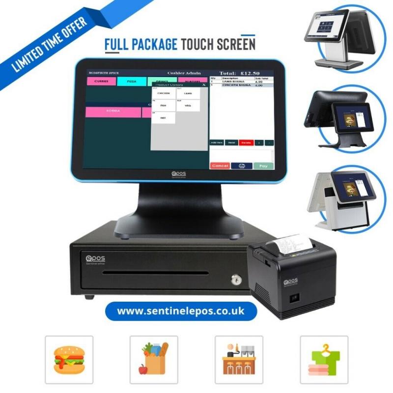 Epos System Full Set for Retail, Grocery Store, Fast Food POS ? EPOS New Touch