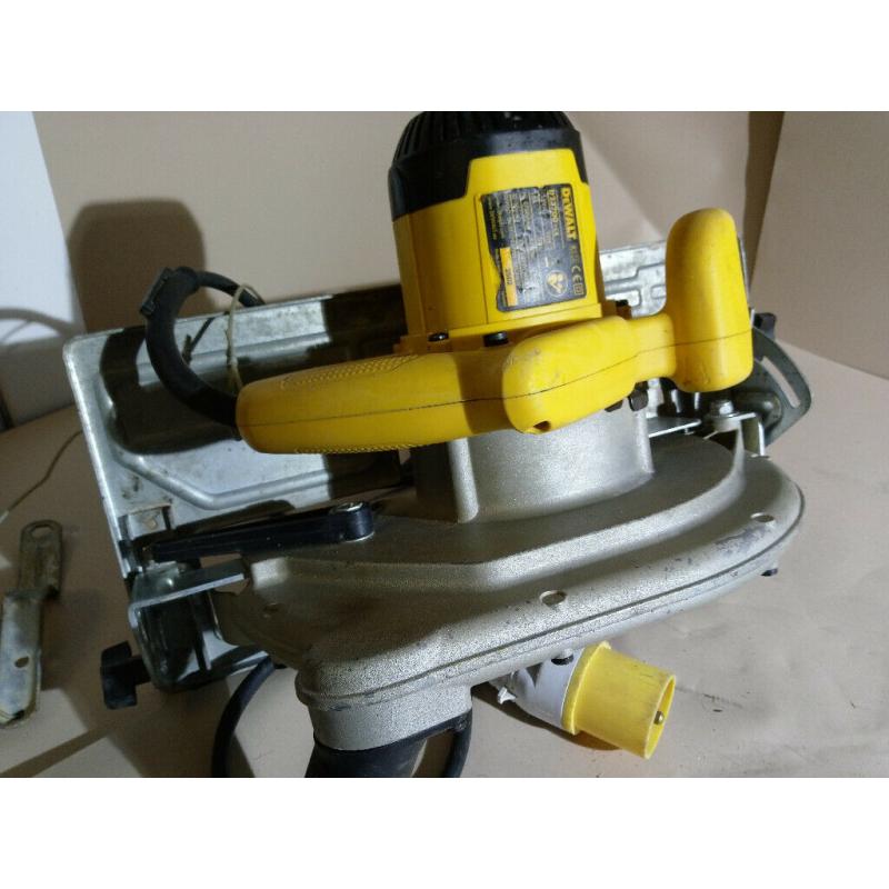 DeWALT D23700 LX 110V 235mm 9 inch Heavy Duty Circular Saw +Case V/Good condition