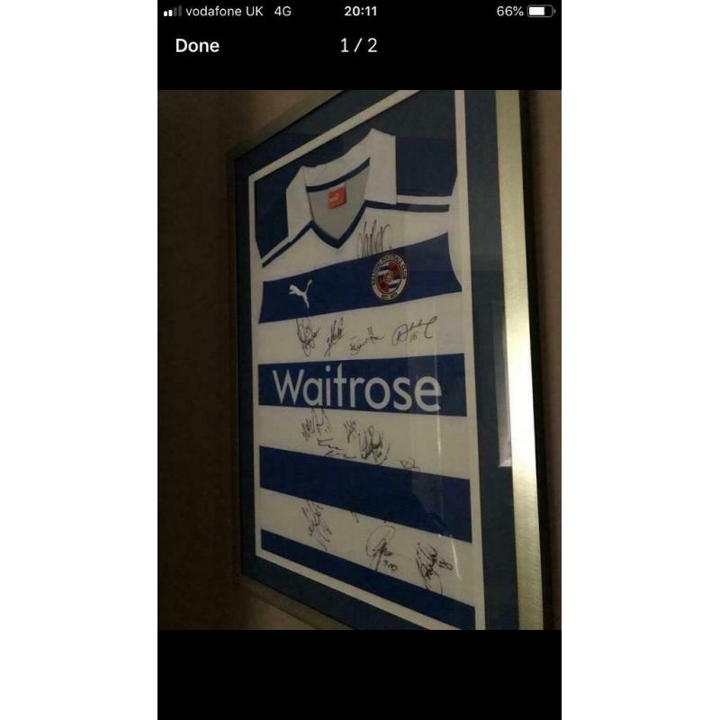 Reading 2011 signed shirt